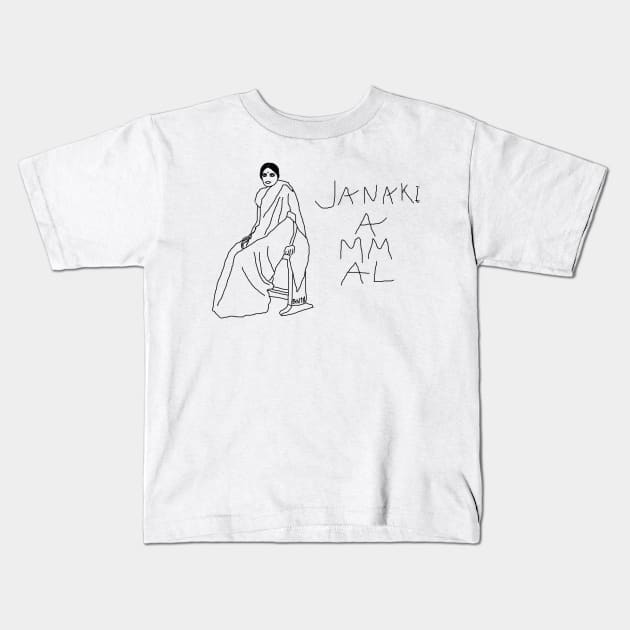 Janaki Ammal by BN18 Kids T-Shirt by JD by BN18 